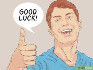keep one fingers crossed
