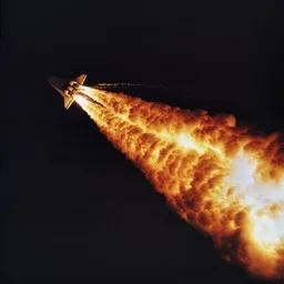 rocket ignition launch stockcake