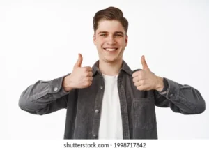 close portrait happy smiling young 260nw 1998717842