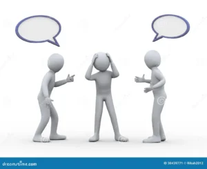 d conflict people fight illustration helping man stressed two arguing fighting person rendering disputed 30439771